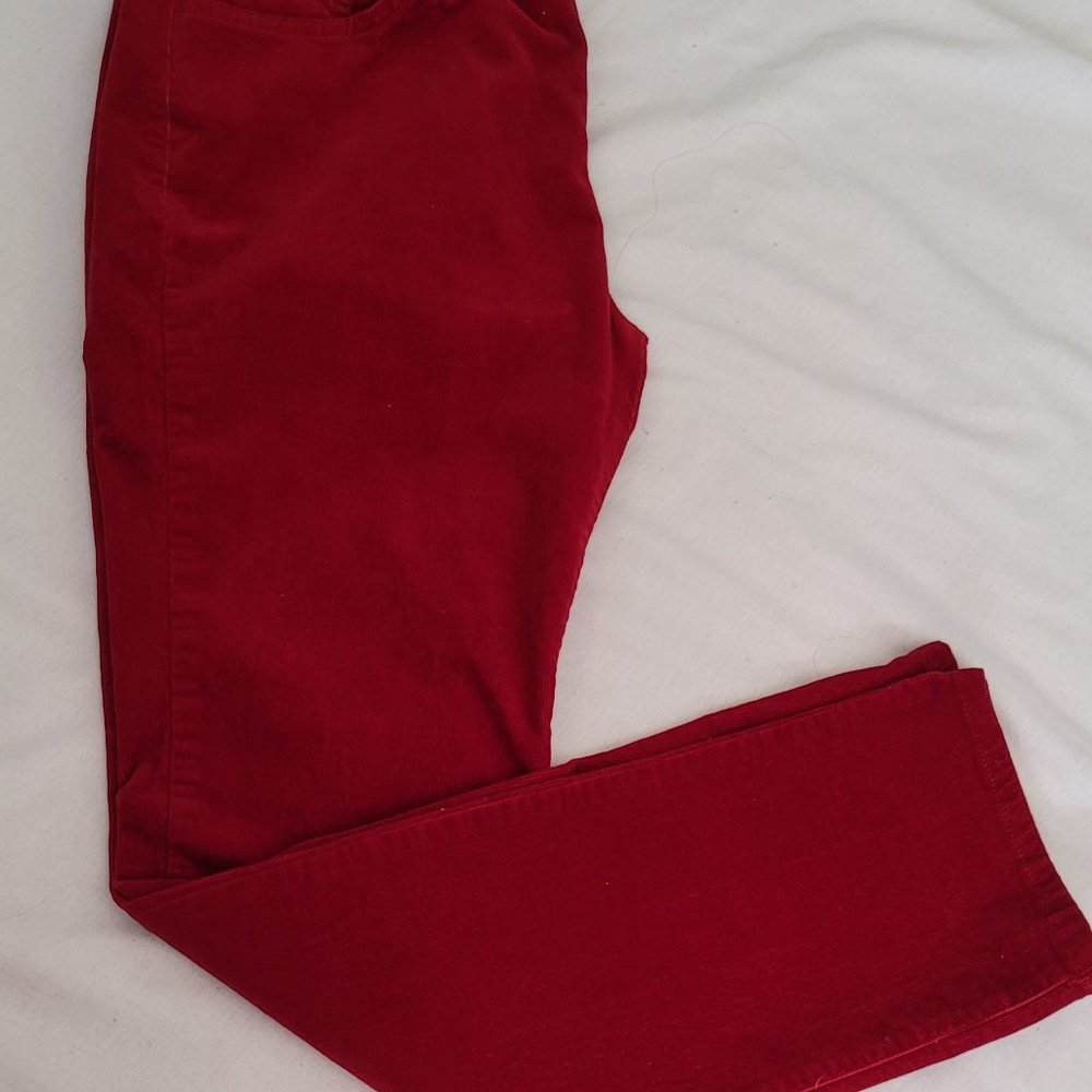 Chaps red corduroy pants